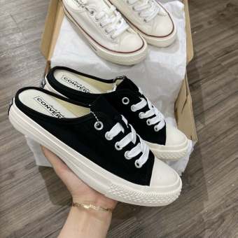 Giày Sục UNISEX cả Nam và Nữ Full sIze 35-43 hàng đẹp mẫu mới nhất Giày sục converse 1970s giầy đạp gót converse màu đen Sục Thể Thao Nam+Nữ Converse, Sục Bata Đế Bằng Giày sục vải Converse đen cao cấp full Bill full box