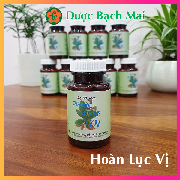 Hoàn lục vị - bổ thận âm nam nữ, cho người thận hư thận yếu, bổ thận tráng dương tăng cường sinh lý nam nữ, lọ 60g