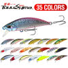 35 Colors Fishing Lure - Sinking Minnow with 3D Eyes