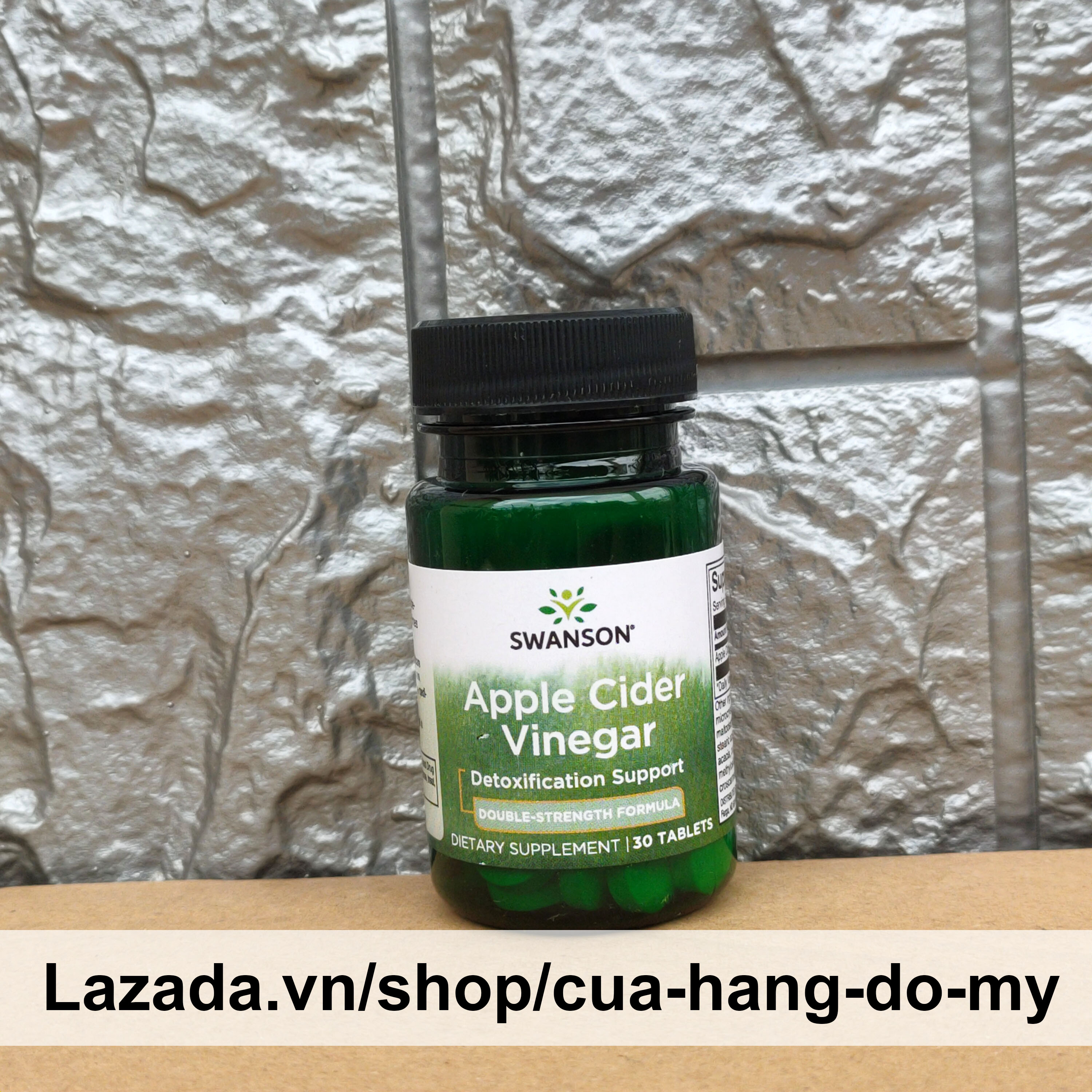 Viên uống giấm táo Swanson Apple Cider Vinegar 200mg 30 viên hỗ trợ tiêu hóa và kiểm soát cân nặng Shop Hong1008