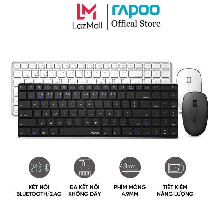 Bộ bàn phím và chuột Bluetooth Rapoo 9300M