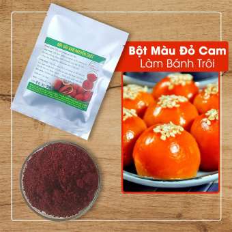 Bột Màu Tự Nhiên Làm Bánh Trôi Màu Đỏ (Bột Gấc) Gói 100g