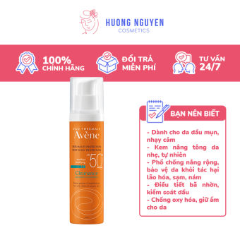Kem Chống Nắng Avene Mattifying Cleanance SPF50+ 50ml
