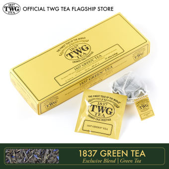 Trà TWG Tea - 1837 Green Tea (2.5g x 15 túi lọc) | Trà Xanh