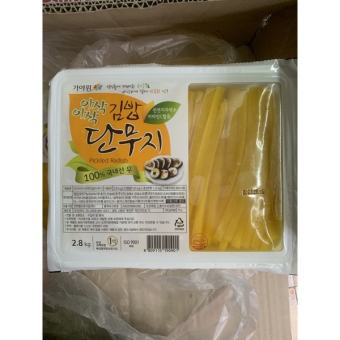 Củ cải vàng muối hàn quốc kimbap hộp 2.8kg
