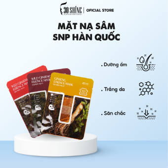 Mặt nạ Dưỡng Da SNP Tinh Chất Nhân Sâm GINSENG ESSENCE MASK - 25ml