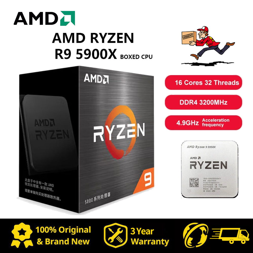 Amd Ryzen 9 5950X 16-Core 32-Thread Cpu 72Mb Cache Am4 Socket