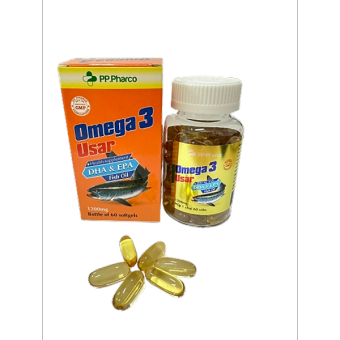 Viên uống bổ não bổ mắt OMEGA 3 USAR - Châu Ngân Pharma