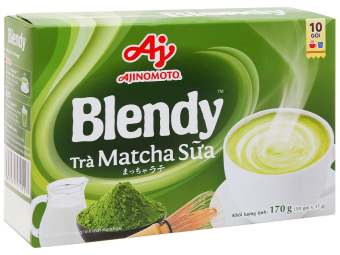 Trà matcha sữa Blendy hộp 170g (10 gói x 17g) -70632