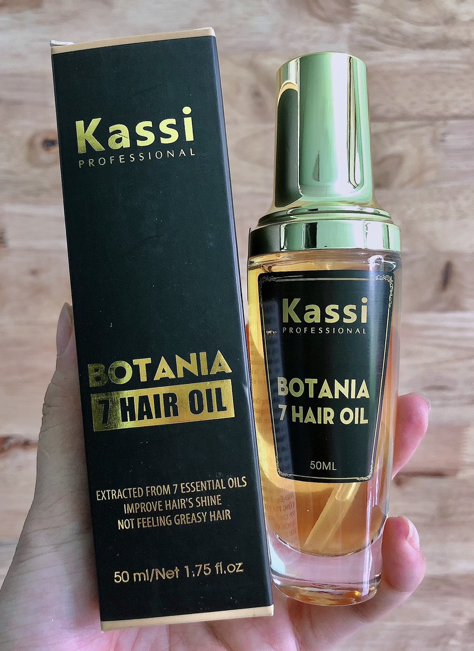 Tinh dầu kassi botania 50ml dưỡng tóc siêu bóng mượt 50ml