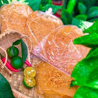 Bánh tráng tỏi muối nhuyễn siêu cay ( DẺO MỀM )