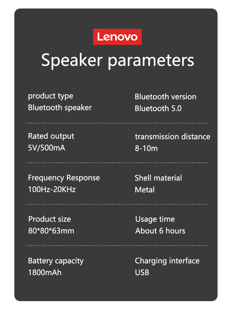 Loa bluetooth Lenоvо K3 Mini Bluetooth 5.0 New Âm bass sâu mạnh Bluetooth Speaker True
