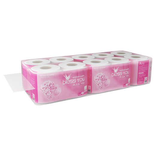 giấy vệ sinh bless you hồng lốc 10 cuộn