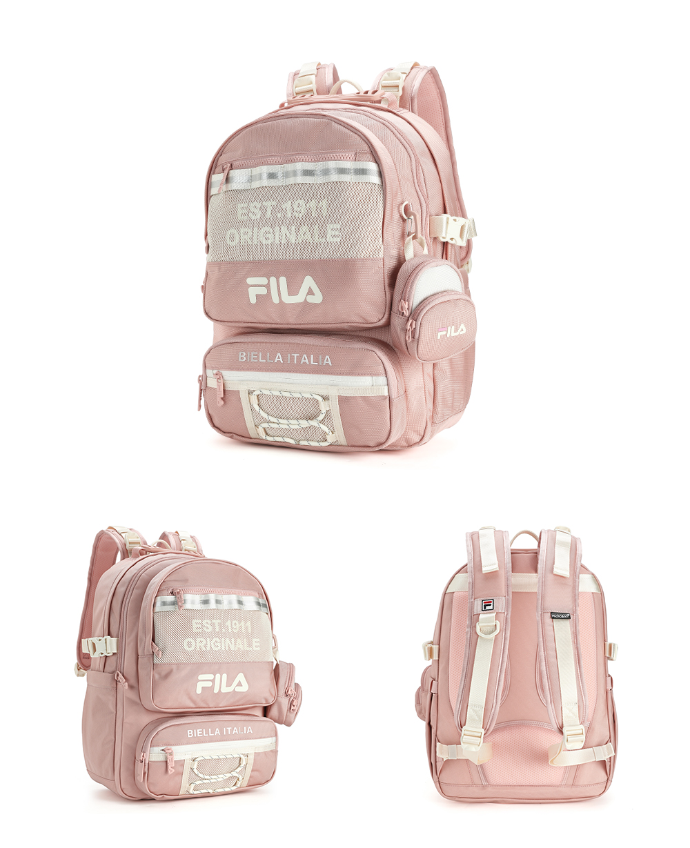 FILA CORE LIFESTYLE ORIGINALE BAGS Women Backpack Navy Pink