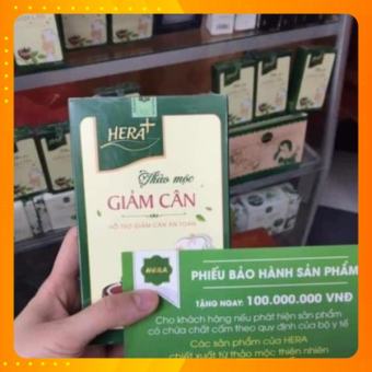 Trà giảm cân hera plus mẫu mới chính hãng [CHUẨN AUTHENTIC]