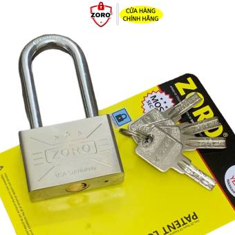 ổ khóa ZORO 6 phân càng dài,chìa muỗng⚡FREE SHIP⚡ổ khóa cửa nhà chống trộm cao cấp-Công nghệ Mỹ: chống cưa,chống cắt,chống đục,chống cháy,chống nước,chống rỉ sét - ổ khóa bấm không cần chìa - ổ khóa cửa cổng