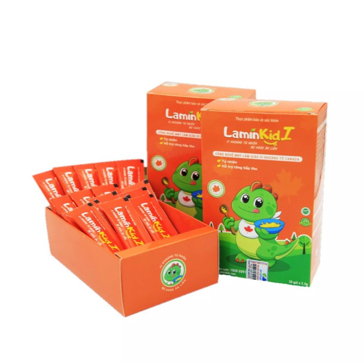 LaminKid I ( combo 3 hộp x 20 gói ) - Giúp trẻ ăn ngon tăng sức đề kháng - Lamin Kid - Giúp trẻ ăn ngon tăng sức đề kháng