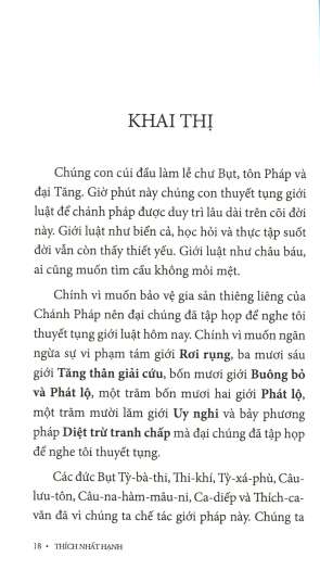 Giới Bản Khất Sĩ Tân Tu - Nghi Thức Tụng Giới Nữ Khất Sĩ - Thích Nhất Hạnh