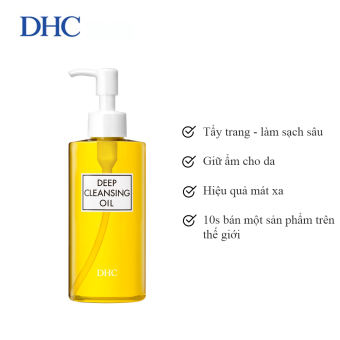 Dầu tẩy trang Olive DHC Deep Cleansing Oil làm sạch sâu, giữ ẩm cho da (L) 200ml