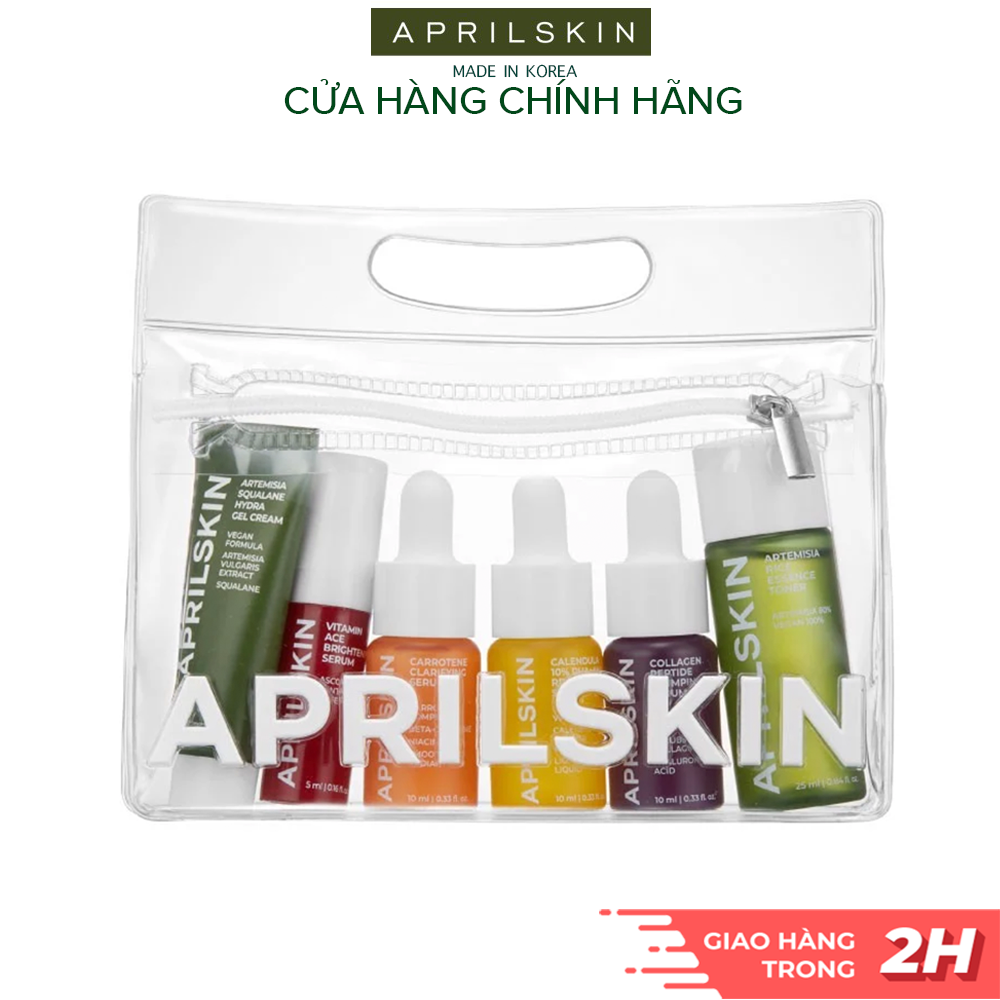 Bộ kit chăm sóc da cá nhân 6 món aprilskin skin care personal kit