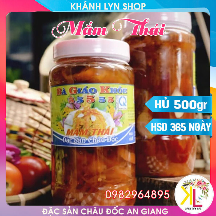 Mắm thái bà giáo khỏe 55555 châu đốc an giang - hủ 500gr