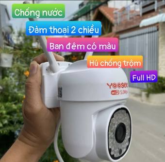 Camera PTZ  Yoosee Mini 28 Led ngoài trời 2.0MP, Chống Nước, Ban đêm có màu