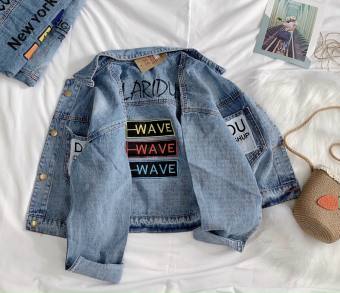 Áo khoác jeans nữ thêu chữ cực kì hot...