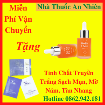 [Chính hãng]SERUM KIM BABY [Tặng Mặt Nạ Xịn]✅SERUM KIM BABY FACE HA+ 👍 [CHÍNH HÃNG] ❤️ TINH CHẤT TRUYỀN TRẮNG KIM BABY FACE HA - AN001