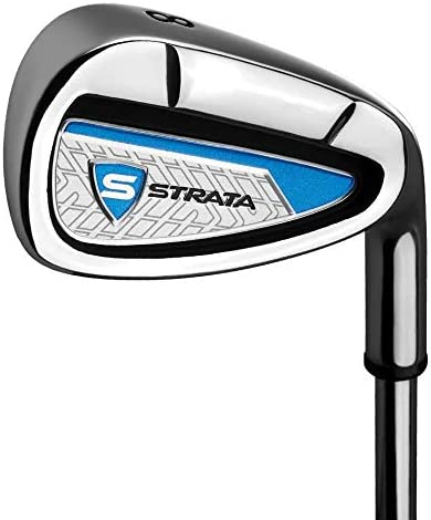 Callaway Men's Strata Complete 12 Piece Golf Club Set Includes: Driver, 3 Wood, 5 Hybrid, 6- 9 Iron, PW, Putter, Stand Golf Bag and 2 Head covers. Right Handed Hander Set · v8