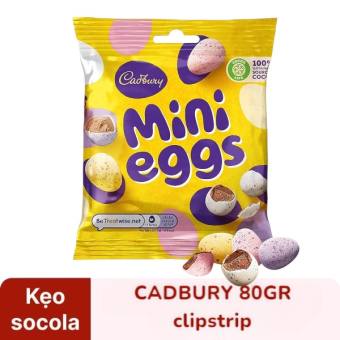 KẸO SOCOLA CADBURY CLIPSTRIP HÌNH QUẢ TRỨNG 80GR - 46003