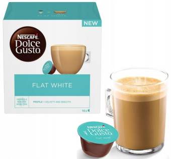 Hộp 16 Viên Nén Cà Phê Sữa Nescafe Dolce Gusto – Café Flatwhite (144g)