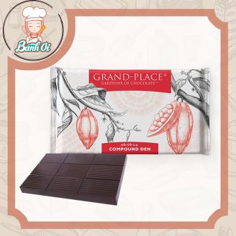 Socola thẻ đen/ socola Compound đen Grand Place - socola thỏi 1kg