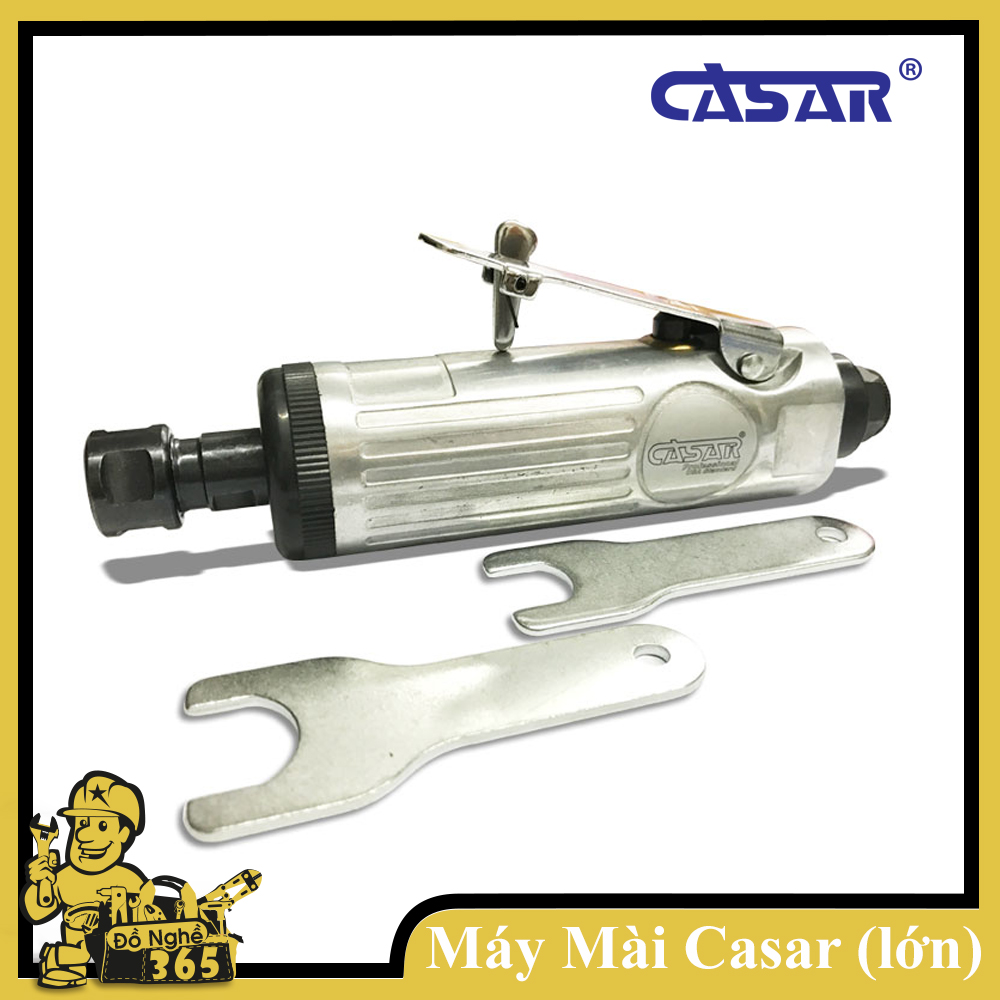 Máy mài bằng khí nén 6MM 22.000 vòng/phút CASAR, máy chuyên dùng hơi đầu kẹp 6mm dùng kẹp đá cà lem mài các chi tiết, vừa tay dễ thao tác tiện dụng