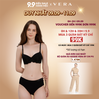 Quần lót nữ Misaki Polyamide trơn M1015