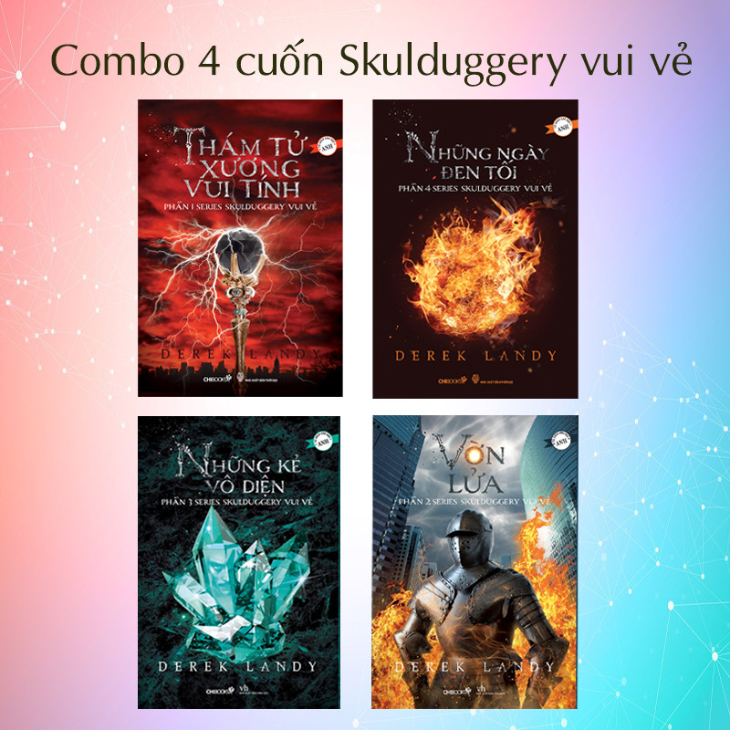 Combo 4 cuốn Skulduggery Vui Vẻ