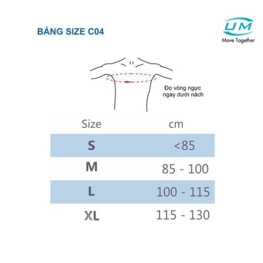 Đai bả vai United Medicare (C04) size L, thiết kế đặc biệt với hệ thống khóa giúp dễ dàng siết chặt và điều chỉnh đai bả vai
