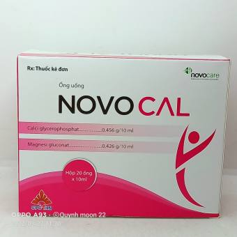 NOVOCAL - BỔ SUNG CANXI HỮU CƠ ( HỘP 20 ỐNG)