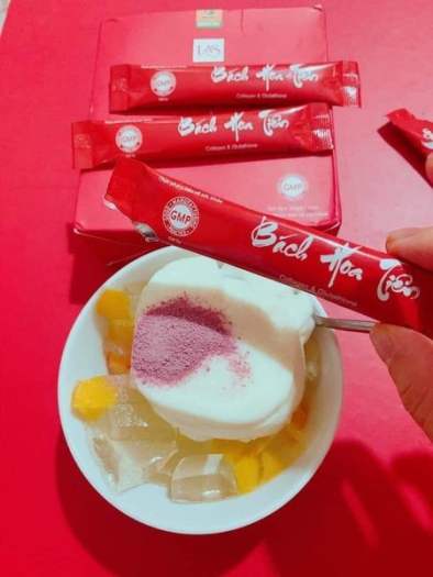 BÁCH HOA TIÊN LÁ BEAUTY cốm uống collagen bổ sung nội tiết tố ,đẹp da ,tăng vòng 1