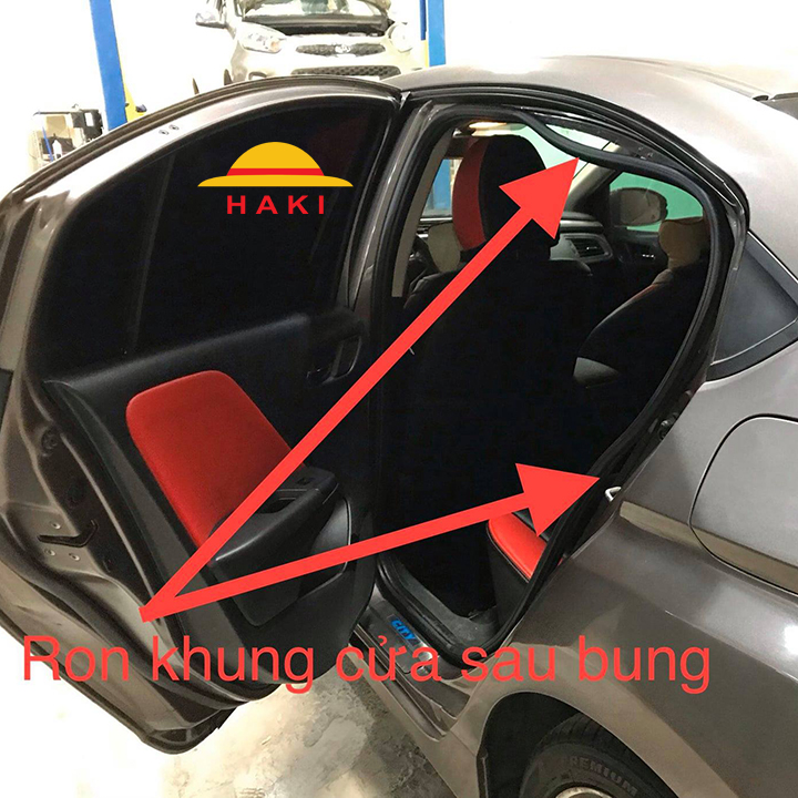Ron khung cánh cửa sau, gioăng khung cánh cửa sau Honda City 2014-2020
