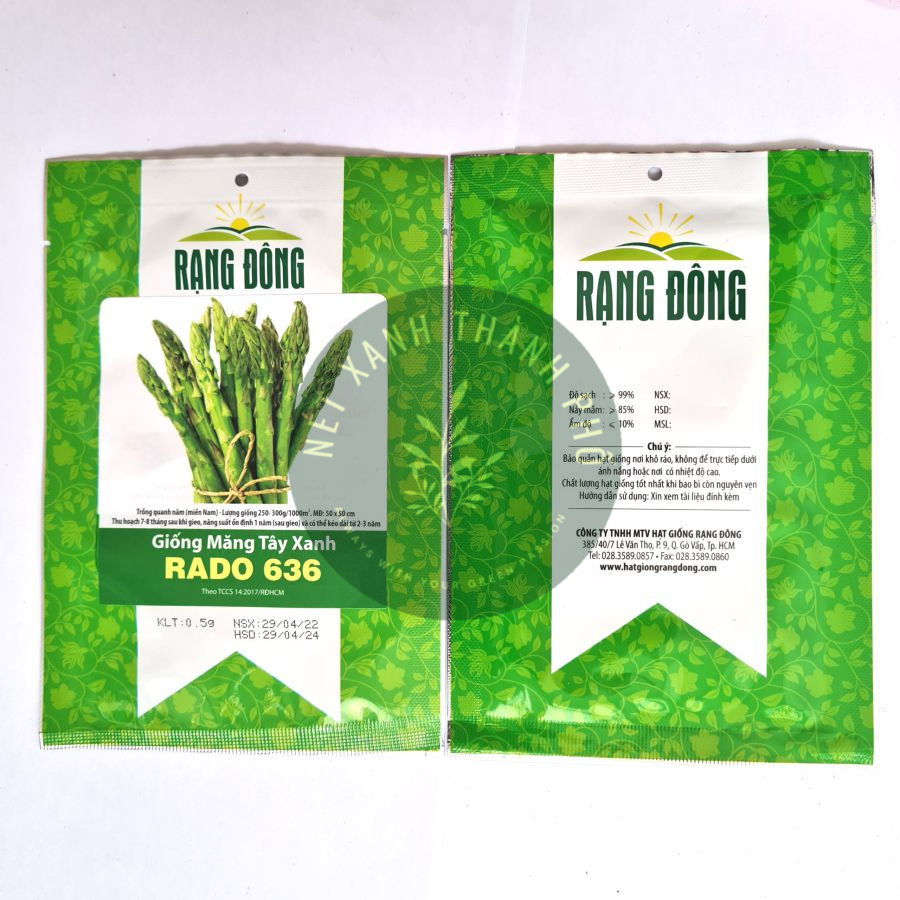 Hạt giống Măng Tây dễ trồng 0,2g