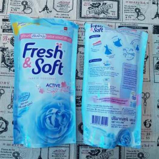 Combo 2 Nước Xả Vải Fresh & Soft Thái Lan 600ml - Màu Xanh- 2 Túi ...