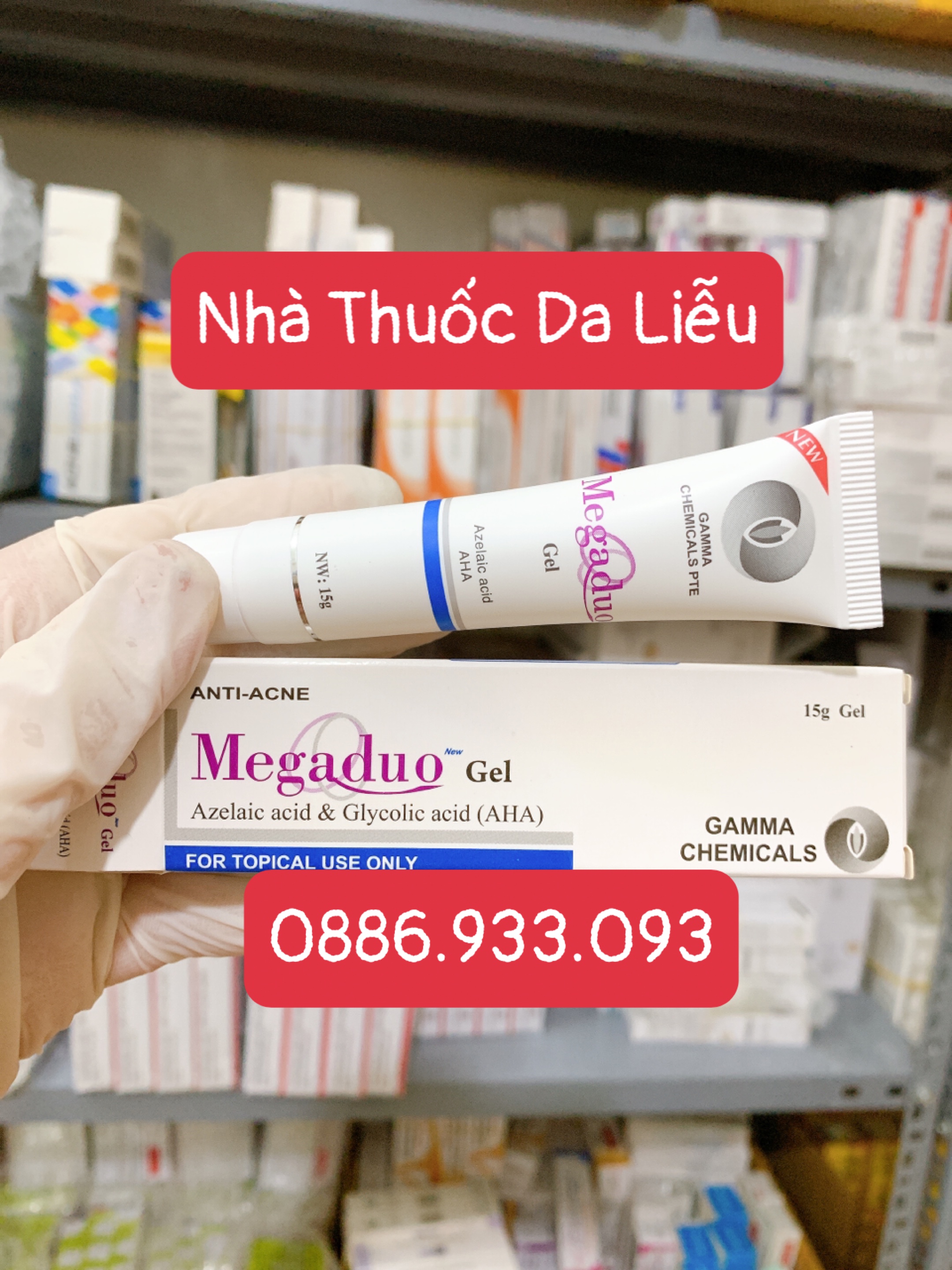 Megaduo gel - Megaduo Plus - - Gel chấm mụn, lột mụn, sạch mụn ẩn, mụn thâm