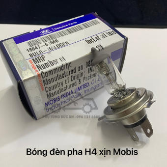 Bóng đèn pha cos H4 xịn chính hãng lắp cho xe i10, Morning... mã 18647 - 61566