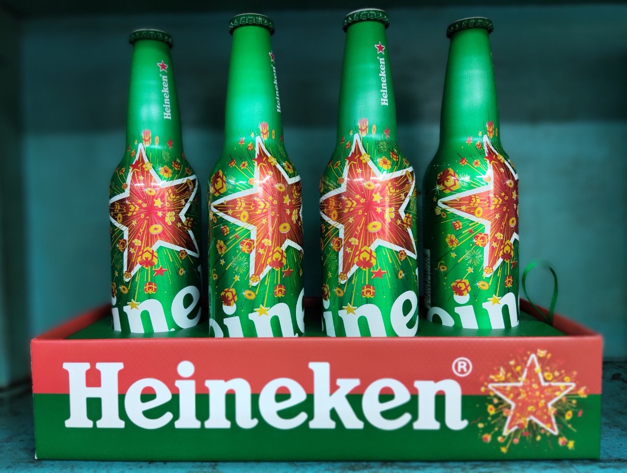 Giảm Giá Bia Heineken 4 Chai Nhôm - Beecost