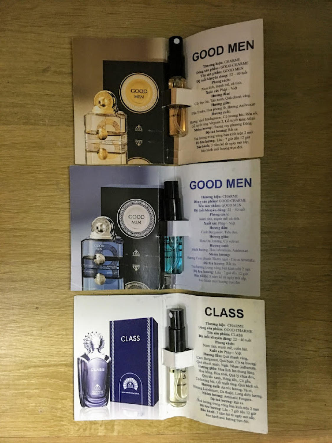 Mẫu thử nước hoa Good Char.me - Ống 3ml dạng xịt