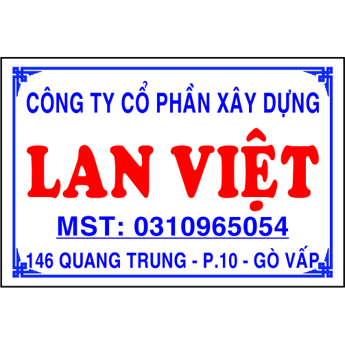 BẢNG CÔNG TY - Chất liệu mica 2 li cắt lazer sơn - nhận làm bảng công ty bằng mica thiết kế theo yêu cầu