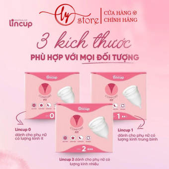 Cốc Nguyệt San Lincup - Nhập khẩu từ Mỹ - Tặng Cốc tiệt trùng