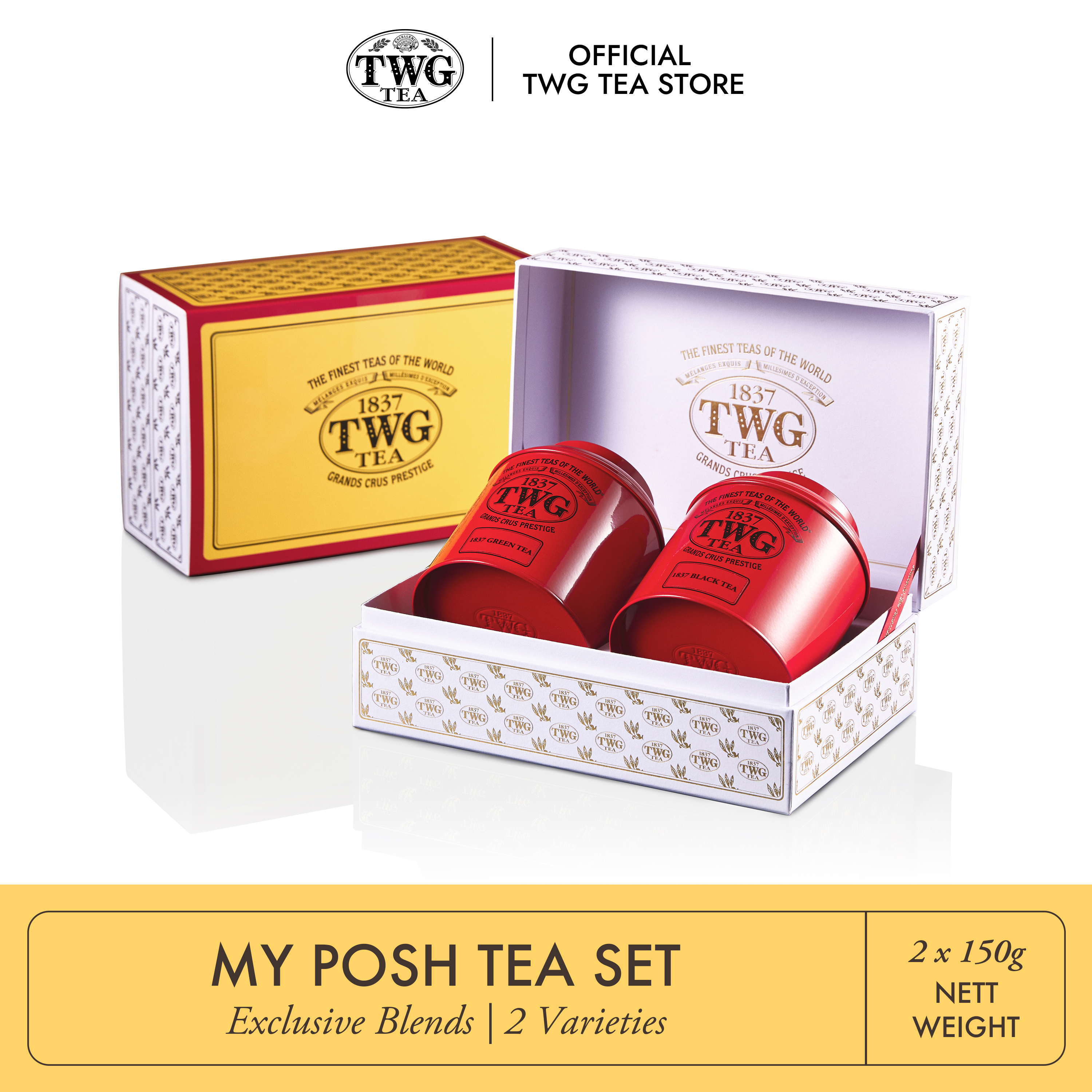 TWG Tea | Sweetheart Tea Set - French Earl Grey, Polo Club Tea in 