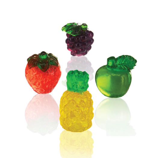 Combo 3 Kẻo dẻo trái cây 4D gói 72g, chất lượng quôc tế