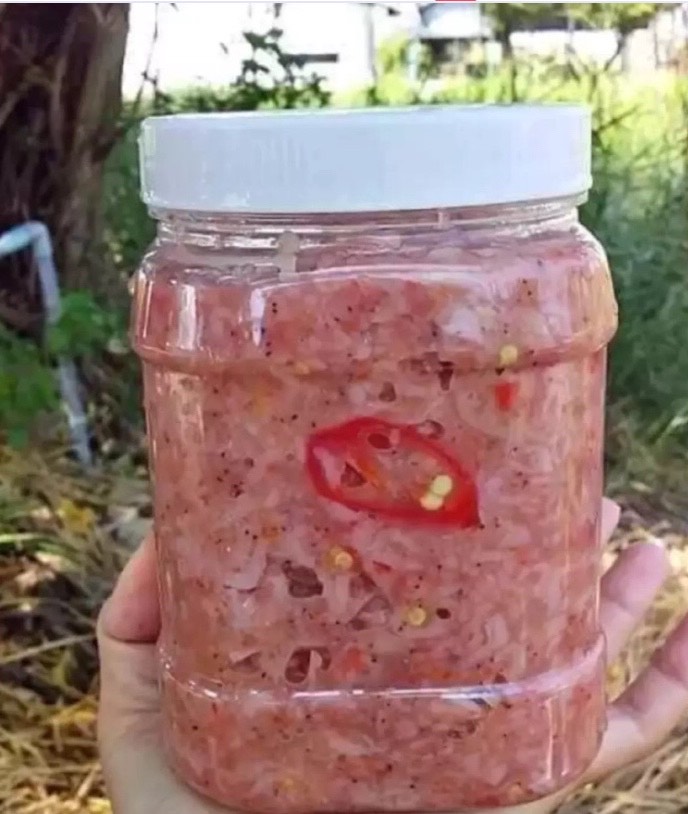 Mắm tép chua đặc sản tu vy food cà mau phân loại 1kg/ 500gram